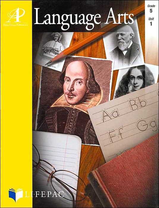 Lifepac Gold Language Arts Grade 5: Set of 10