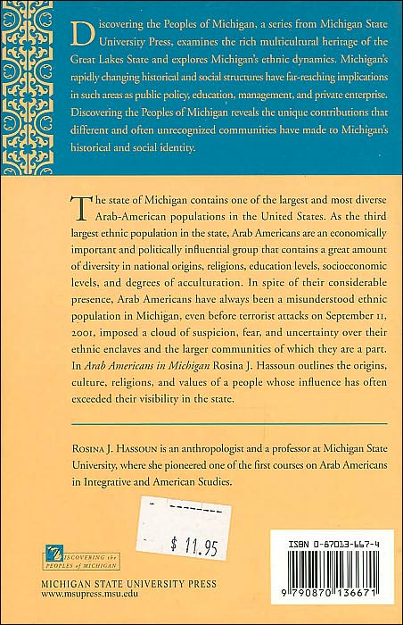 Arab Americans in Michigan (Discovering the Peoples of Michigan Series)
