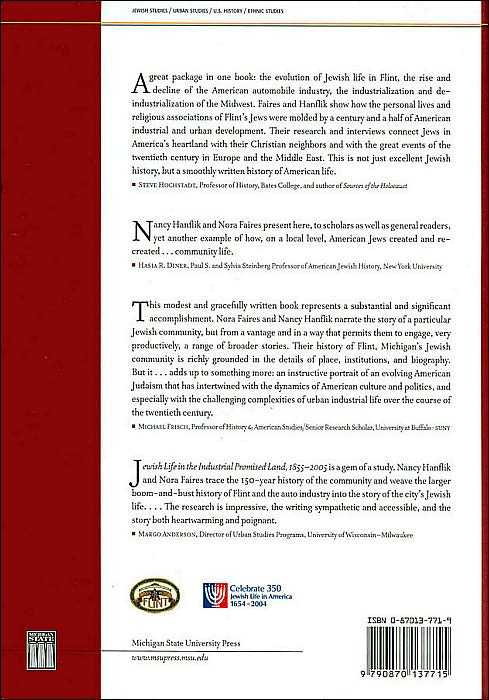 Jewish Life in the Industrial Promised Land, 1855-2005