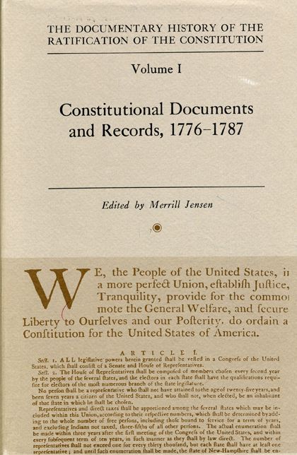 Constitutional Documents and Records, 1776-1787