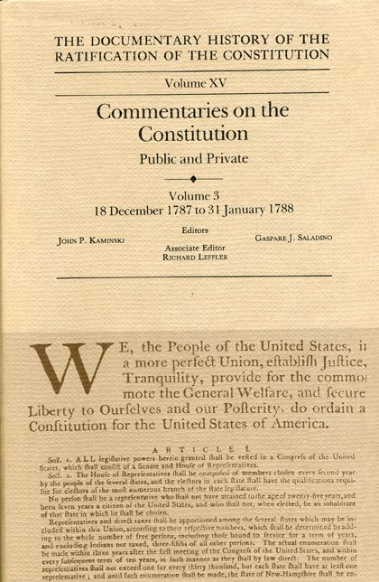 Commentaries on the Constitution