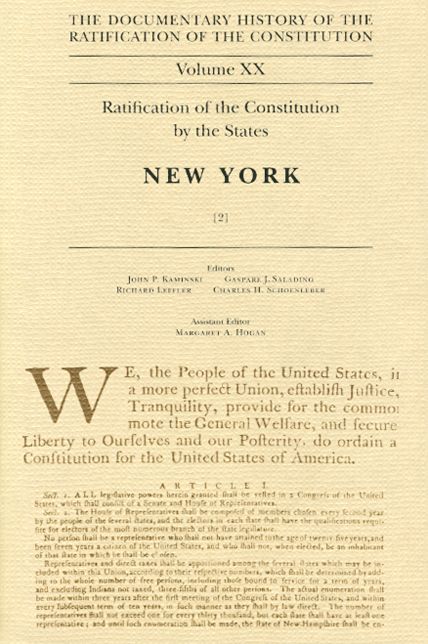 Ratification by the State: New York #2: Volume XX