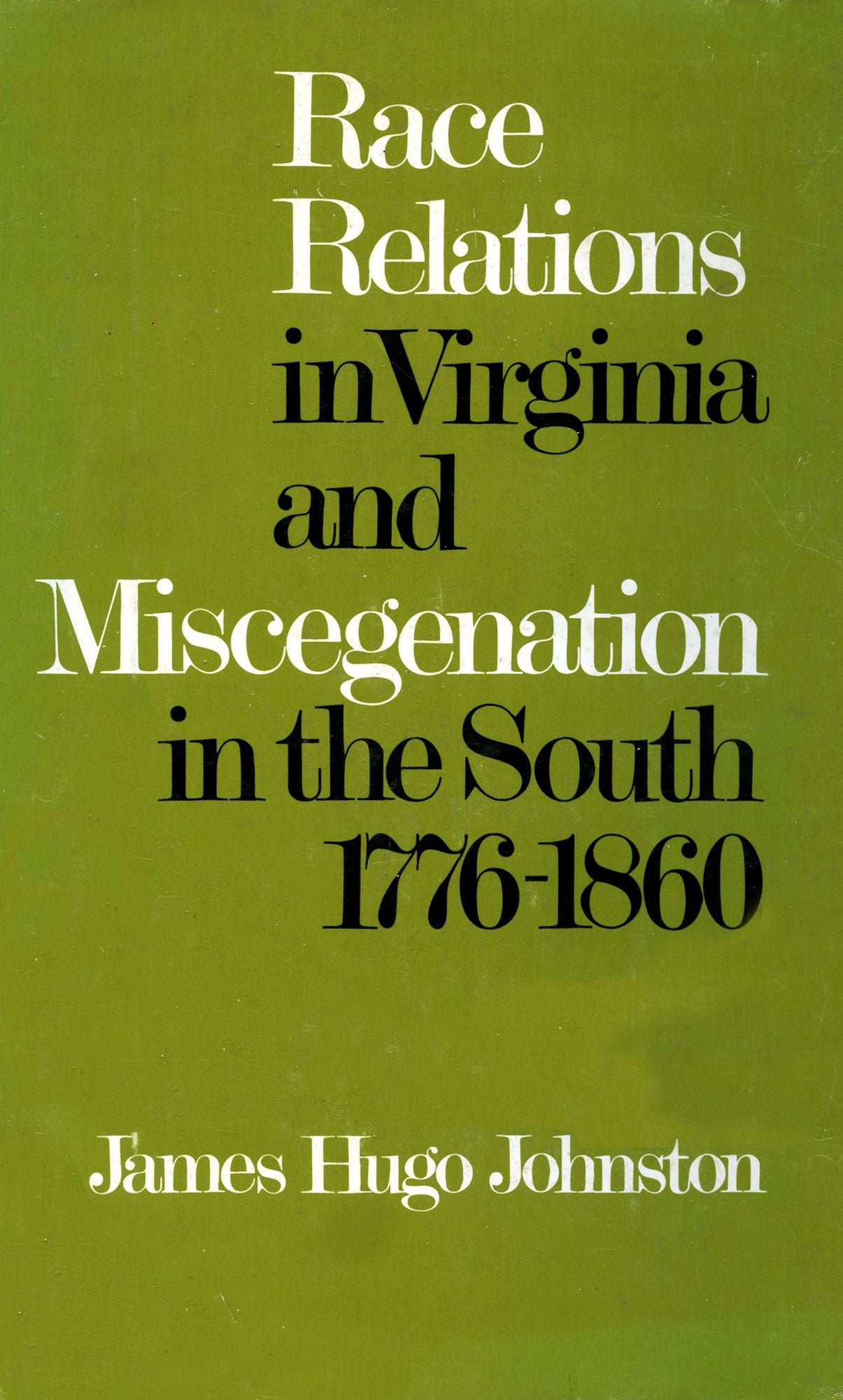 Race Relation In Va