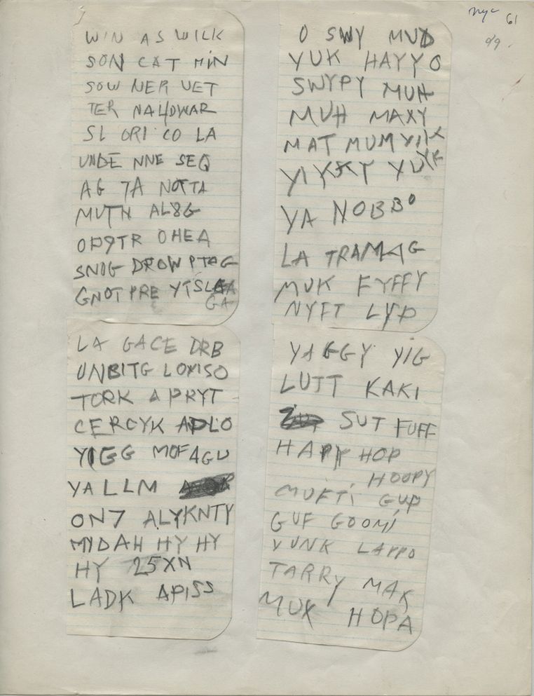 Claes Oldenburg: Writing on the Side 1956-1969