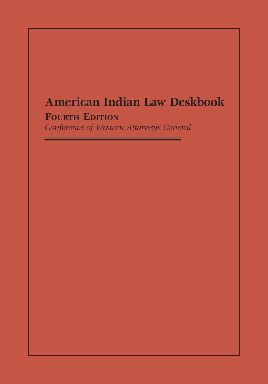 American Indian Law Deskbook