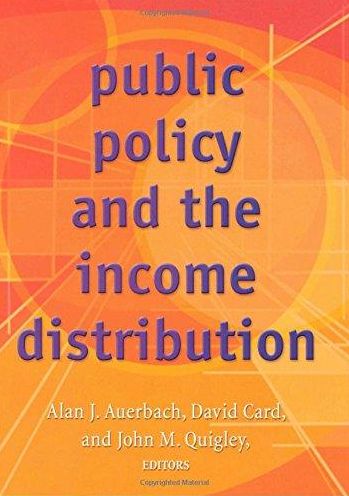 Public Policy and the Income Distribution