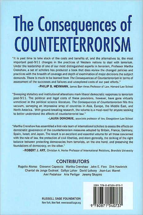 The Consequences of Counterterrorism