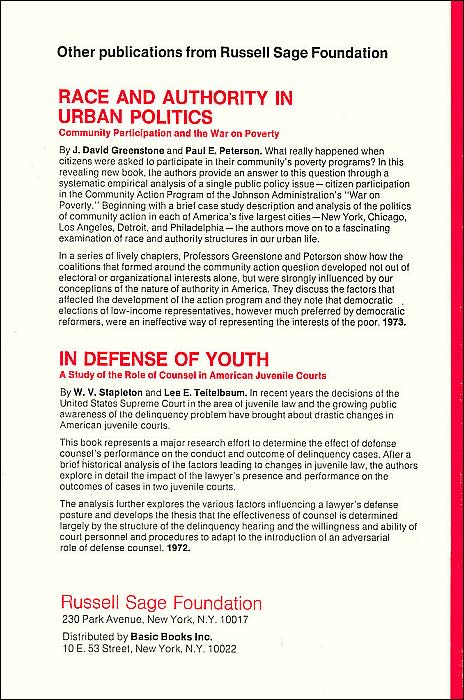 The Dialectics of Legal Repression: Black Rebels Before the American Criminal Courts