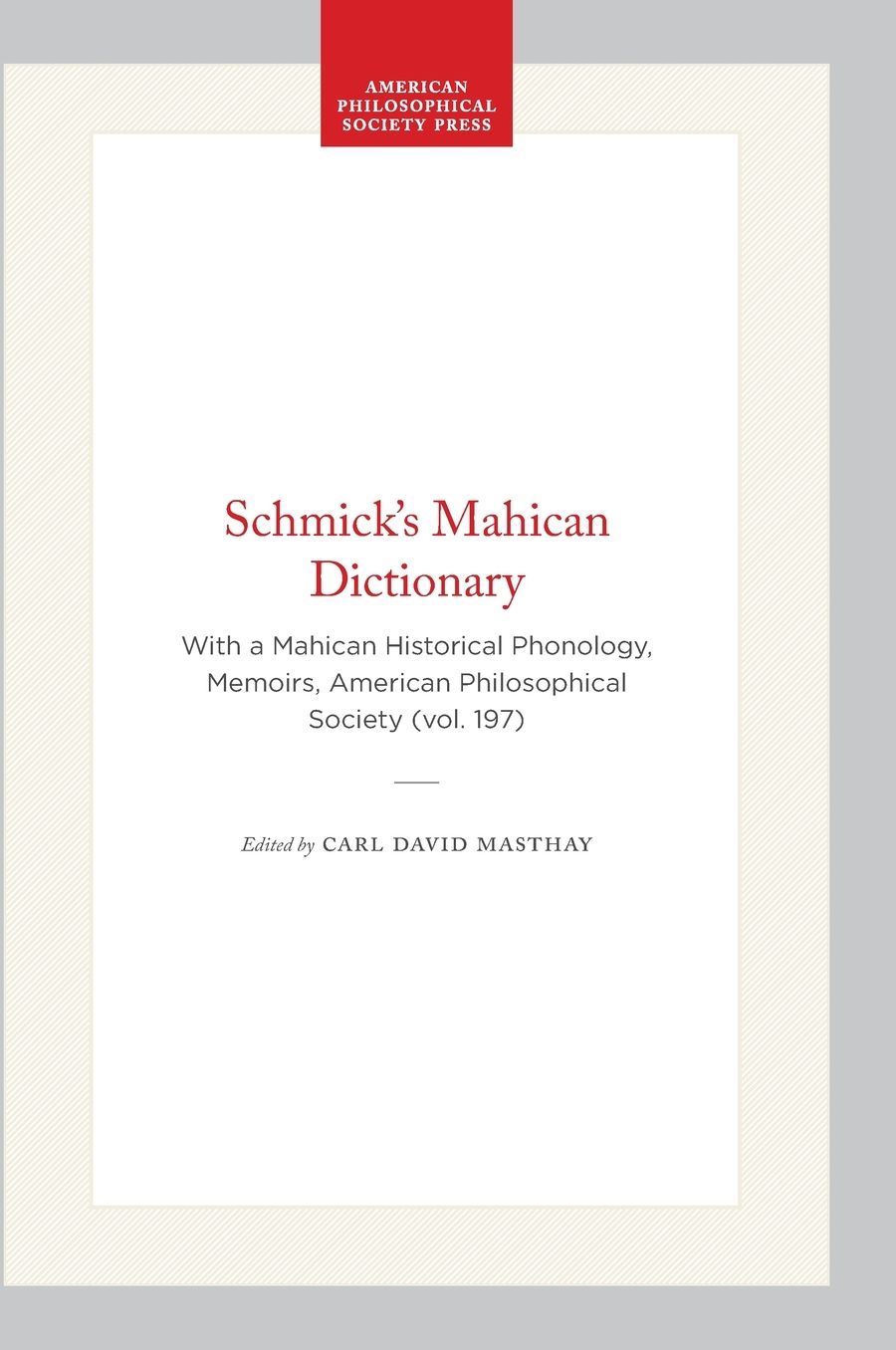 Schmick's Mahican Dictionary