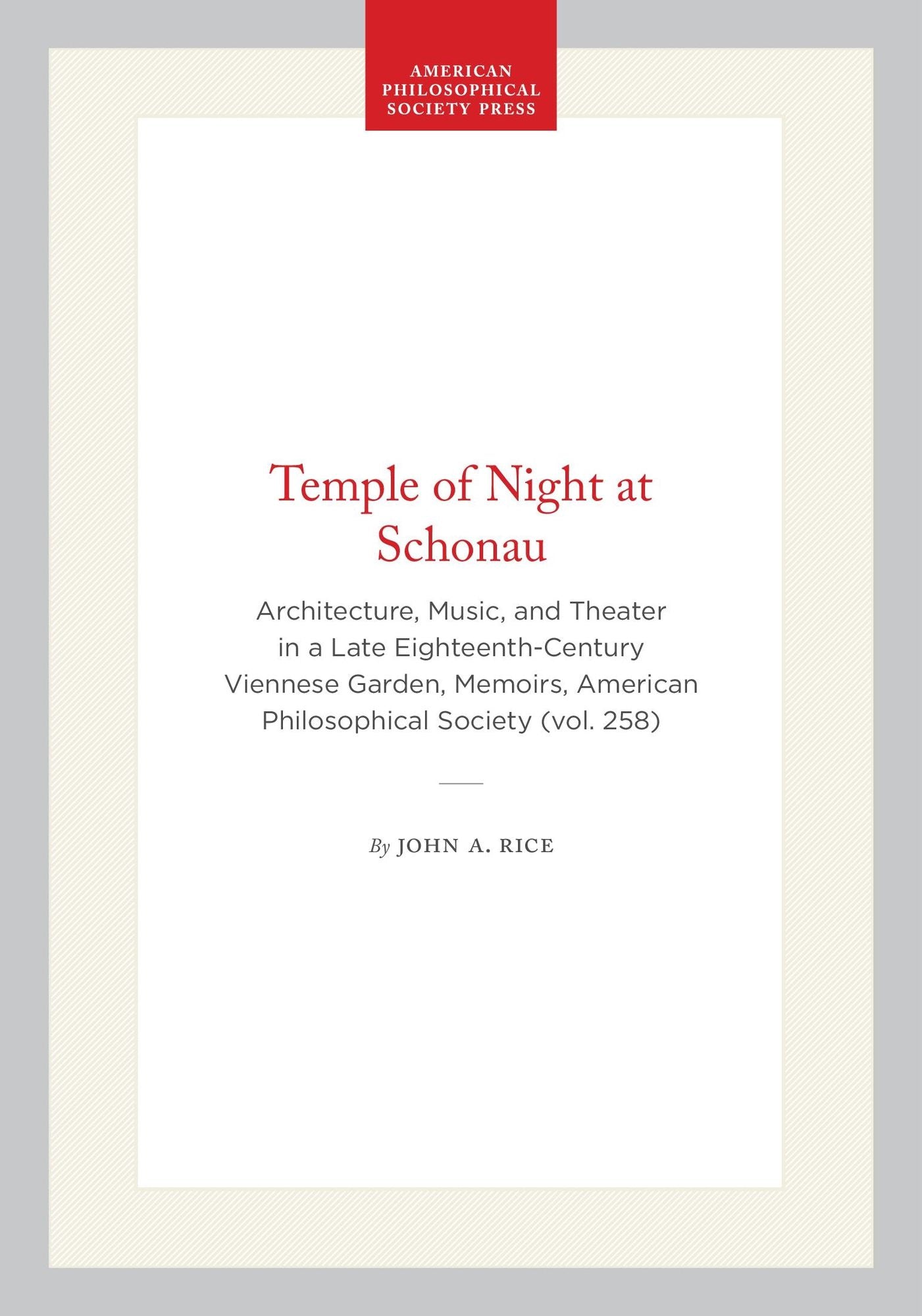The Temple Of Night At Schonau