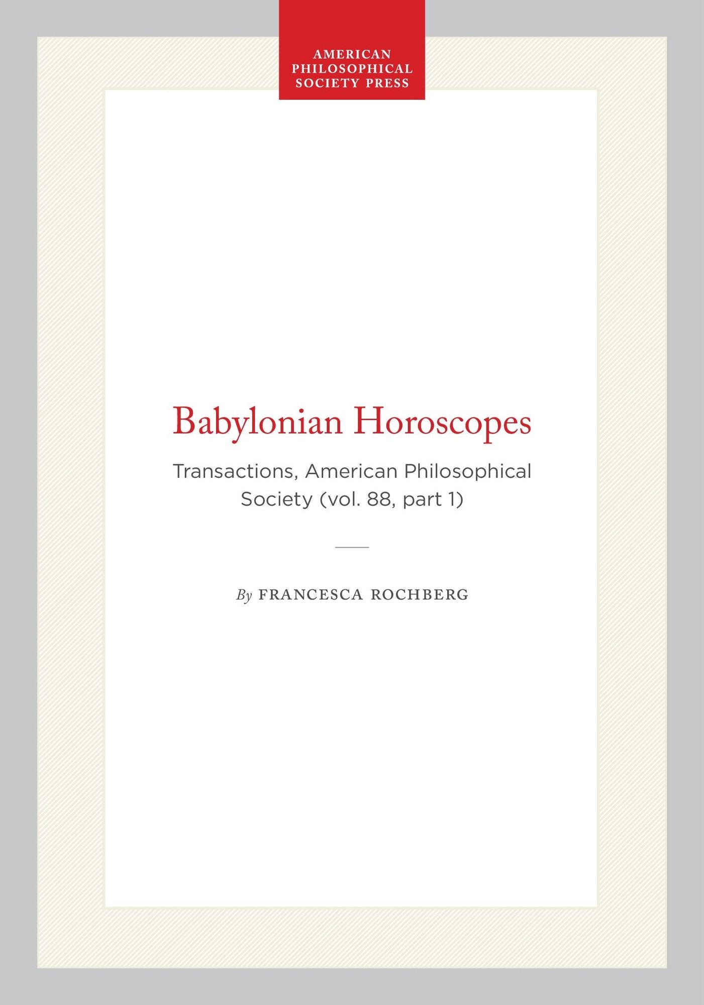 Babylonian Horoscopes