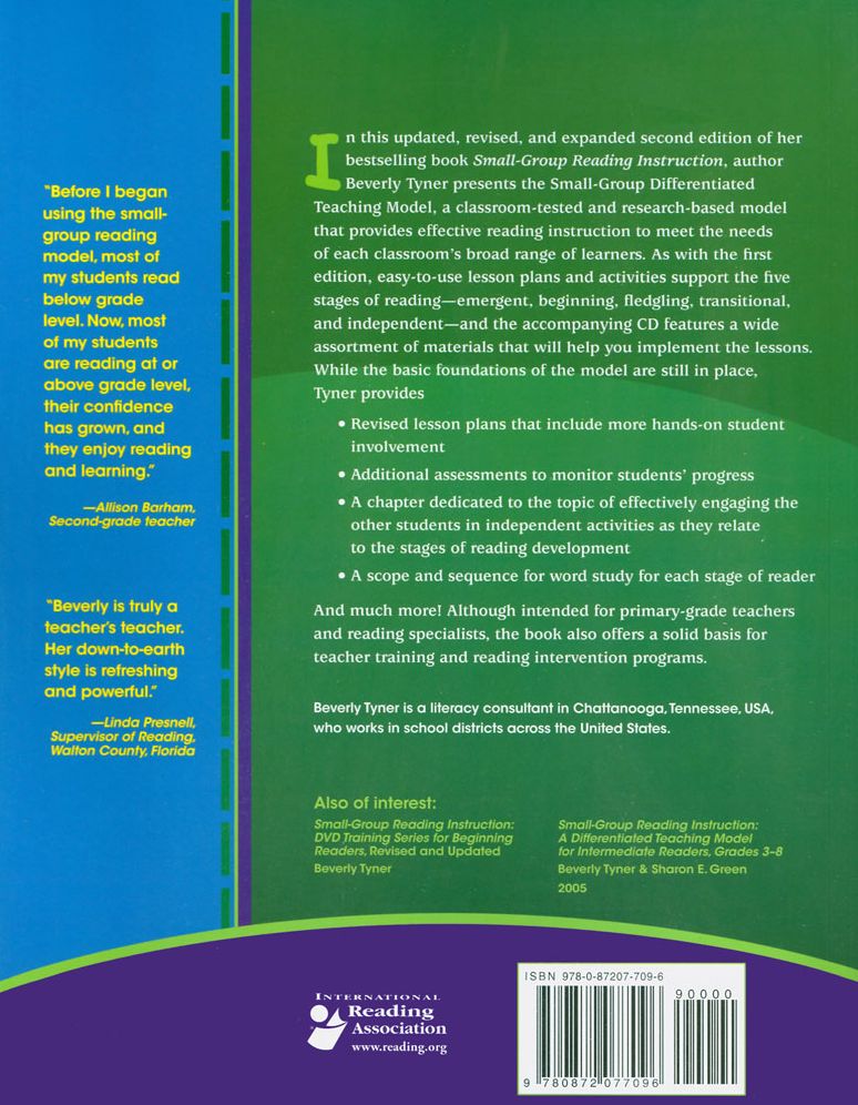 Small-Group Reading Instruction: A Differentiated Teaching Model for Beginning and Struggling Readers [With CDROM]