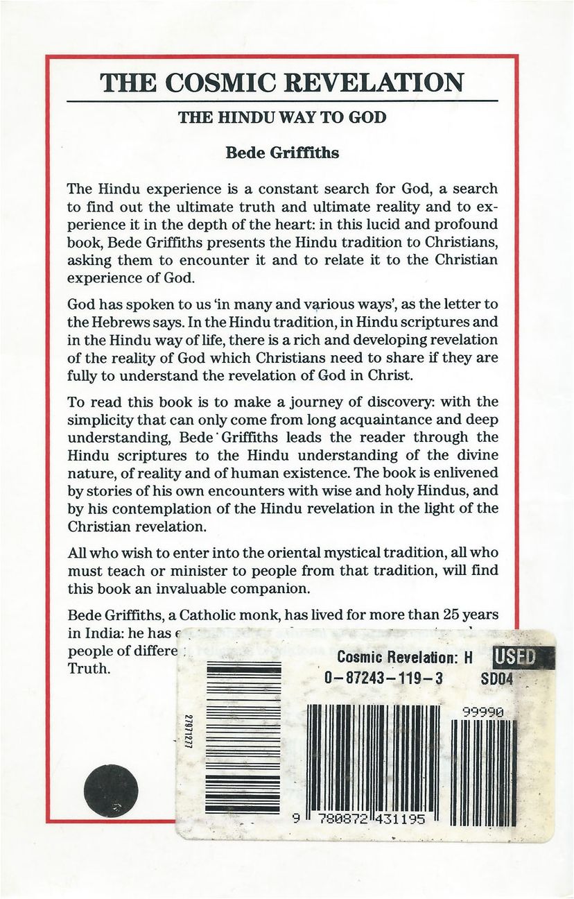 Cosmic Revelation: The Hindu Way to God