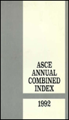 ASCE Annual Combined Index, 1992