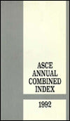 ASCE Annual Combined Index, 1992