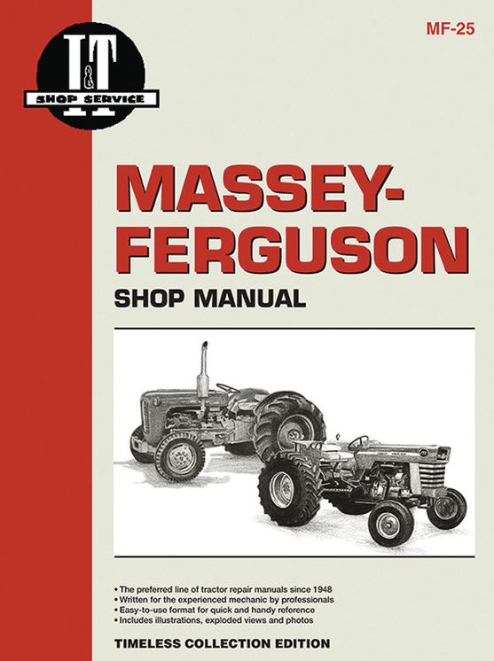 Massey Ferguson Shop Manual Models Mdls MF25 MF130
