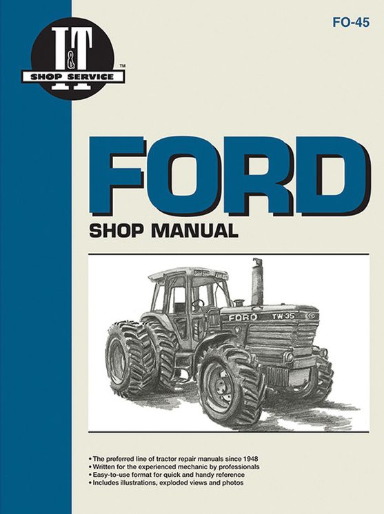 Ford Shop Manual ModelsTW5 TW15 TW25 & TW35