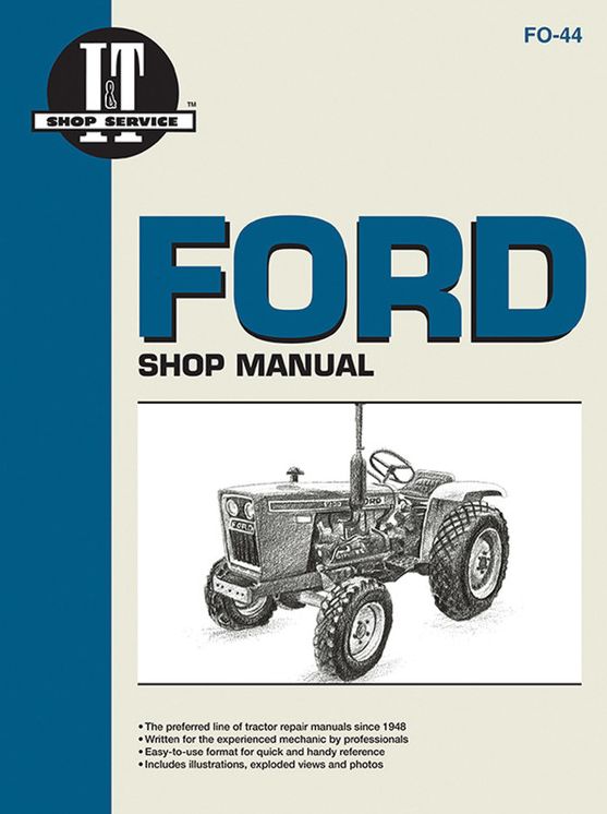 Ford Shop Manual Models1100 1110 1200 1210+