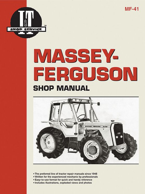 Massey Ferguson Shop Manual Models MF670 MF690 & MF698