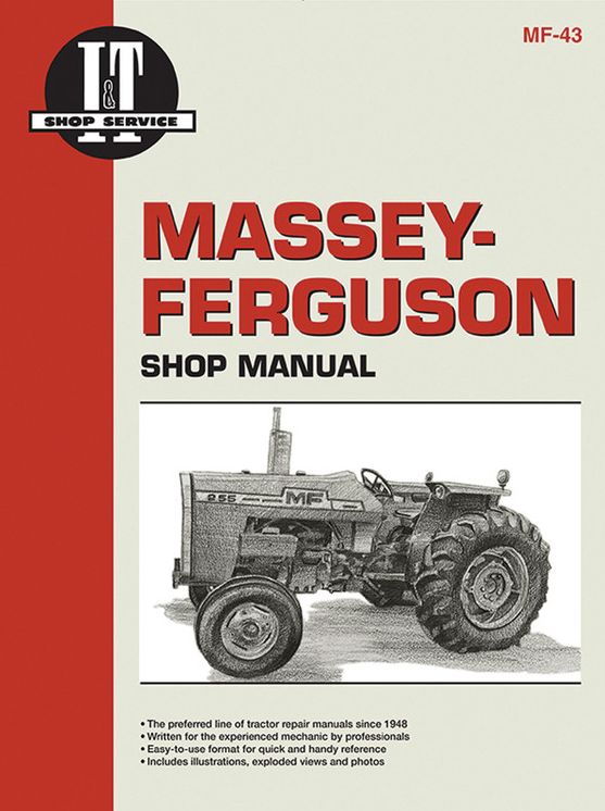 Massey Ferguson Shop Manual Models MF255 MF265 MF270 +