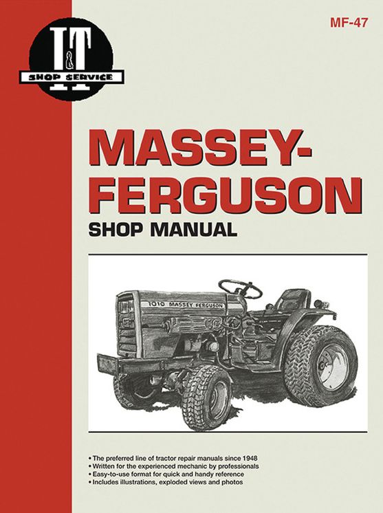 Massey Ferguson Shop Manual Models 1010 & 1020