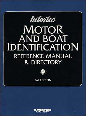 Motor and Boat Reference Manual, Coverage Through 1996