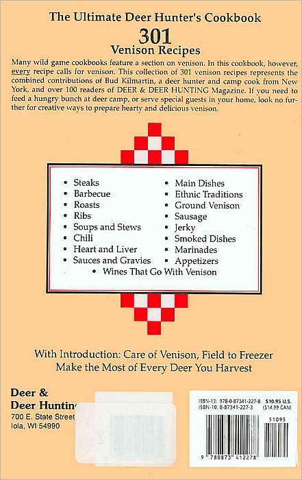 301 Venison Recipes: The Ultimate Deer Hunter's Cookbook