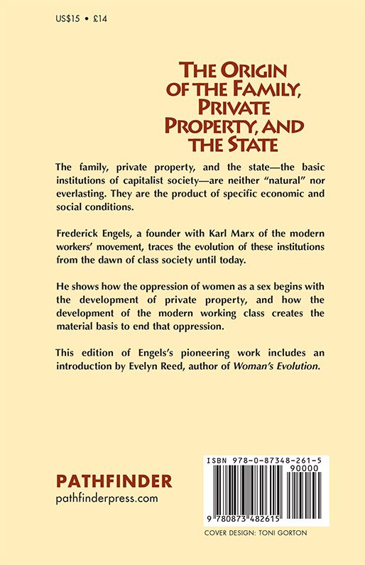 Origin of the Family, Private Property, and the State
