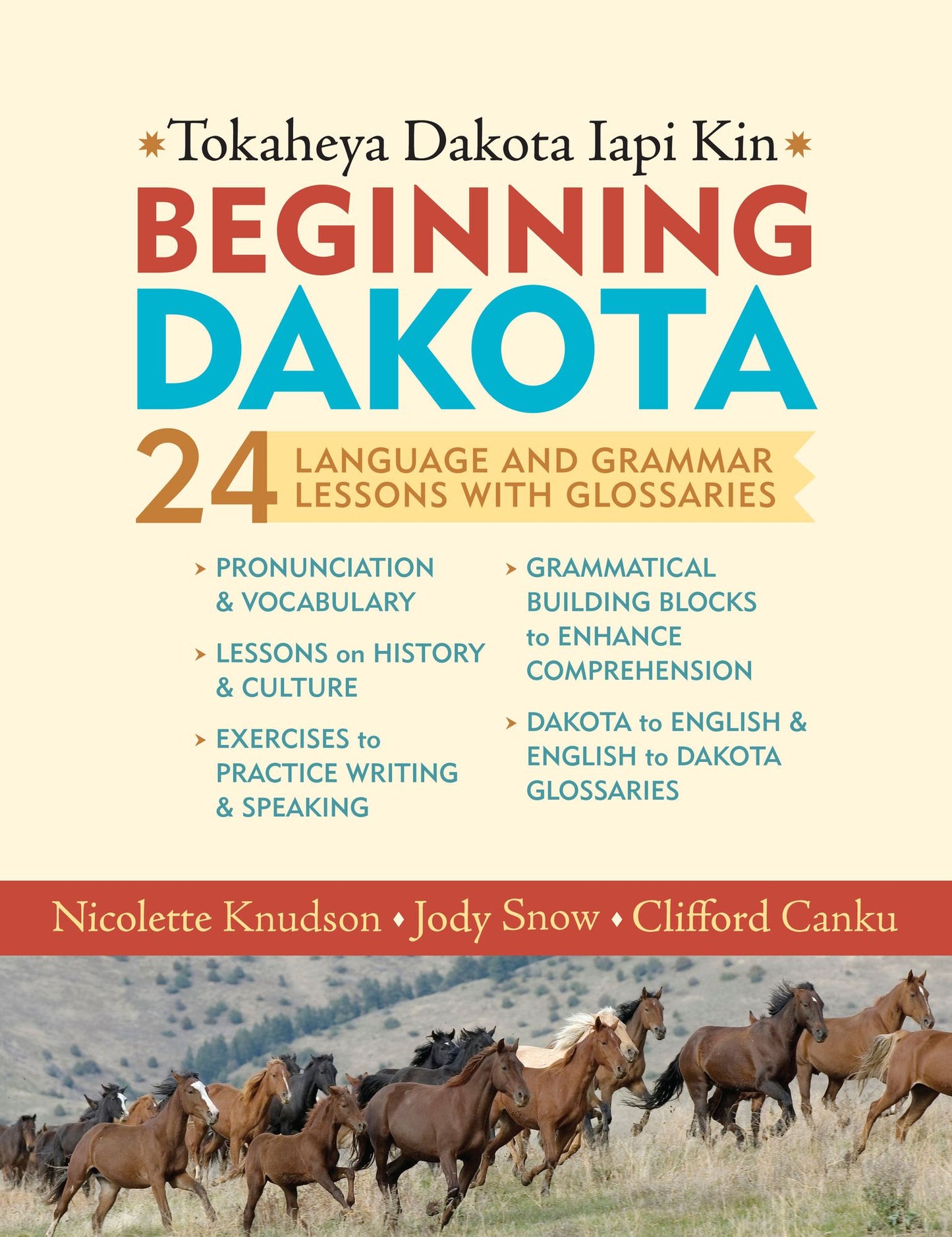 Beginning Dakota/Tokaheya Dakota Iyapi Kin: 24 Langauge and Grammar Lessons with Glossaries