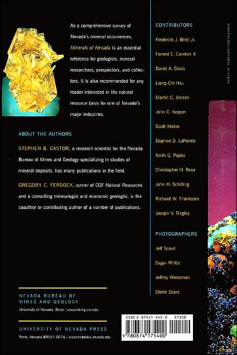 Minerals of Nevada