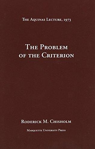 The Problem of the Criterion