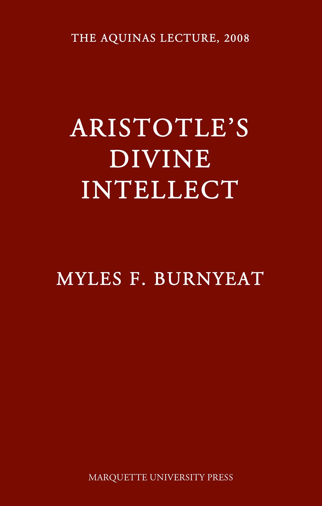 Aristotle's Divine Intellect