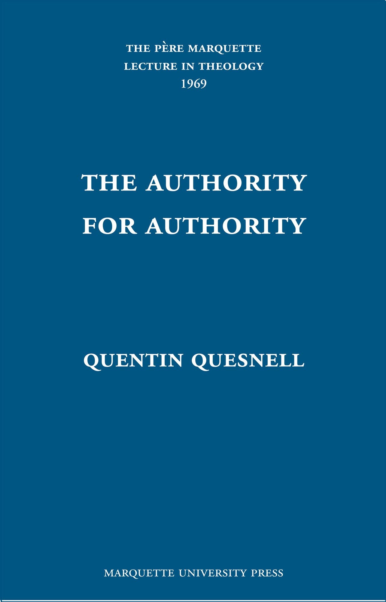 The Authority for Authority