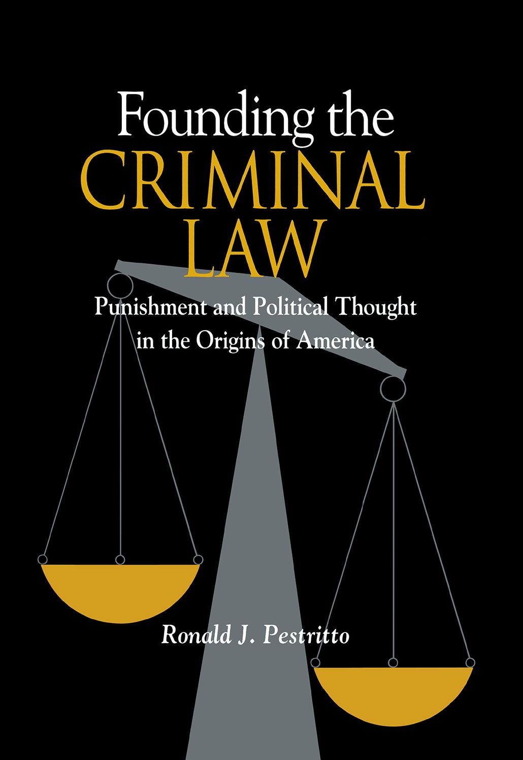 Founding The Criminal Law: Punishment And Political Thought In The Origins Of America