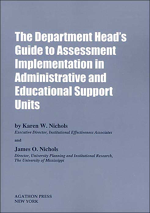 The Department Head's Guide to Assessment in Administrative and Educational Support Units
