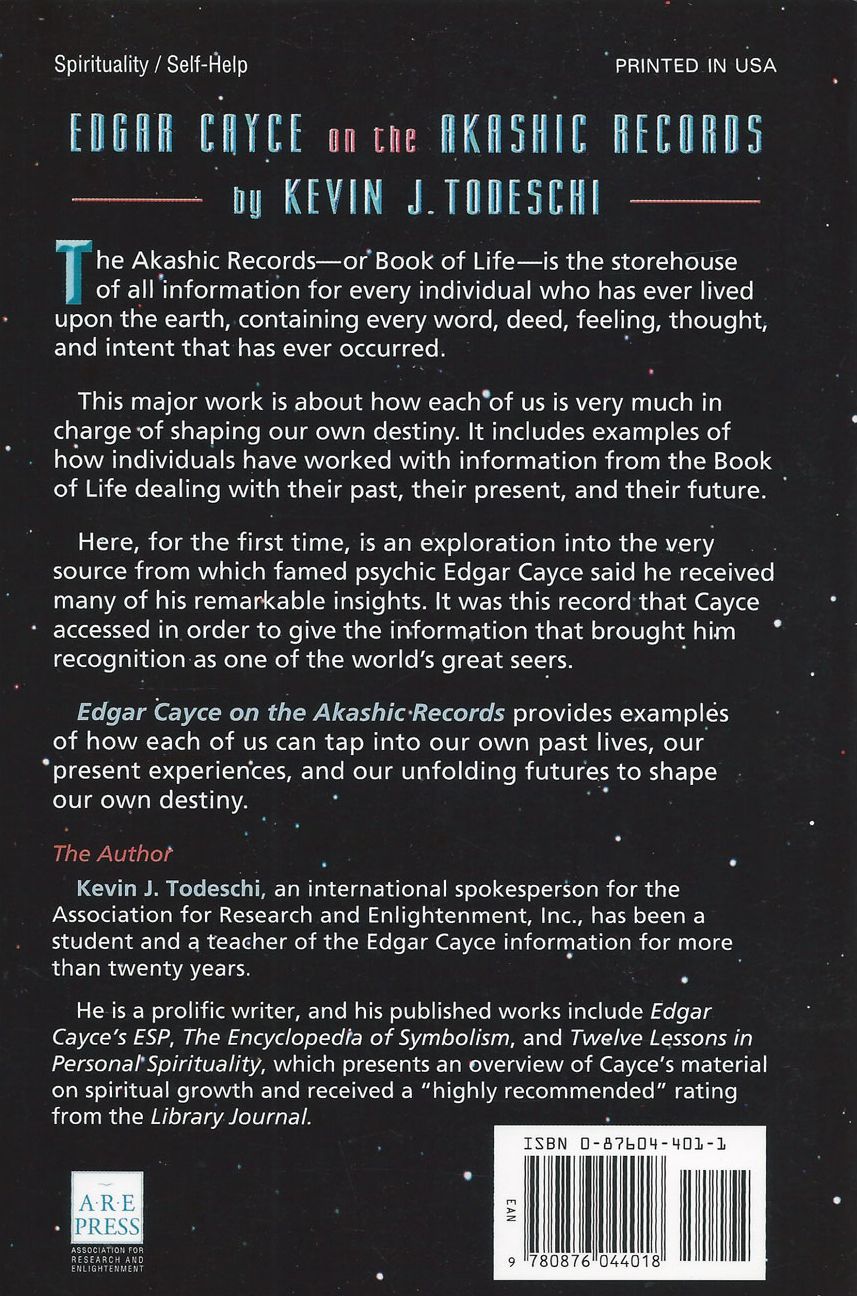 Edgar Cayce on the Akashic Records: The Book of Life