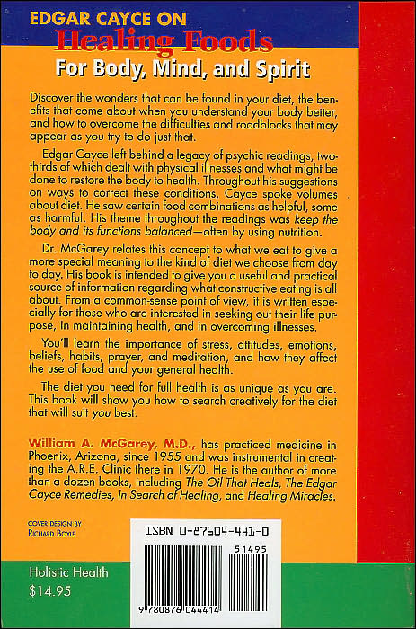 Edgar Cayce on Healing Foods for Body, Mind, and Spirit