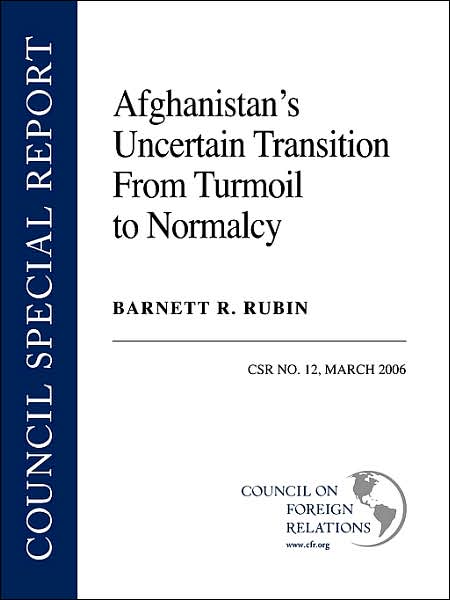 Afghanistan's Uncertain Transition From Turmoil To Normalcy