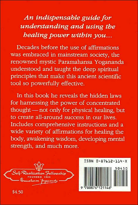 Scientific Healing Affirmations