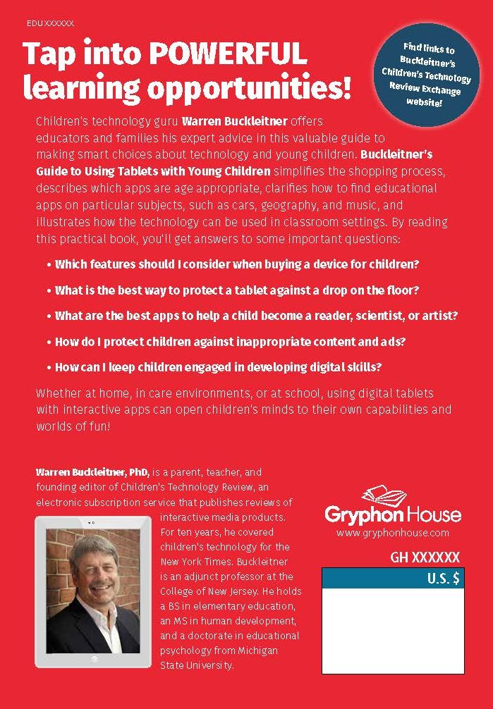 Buckleitner's Guide to Using Tablets with Young Children