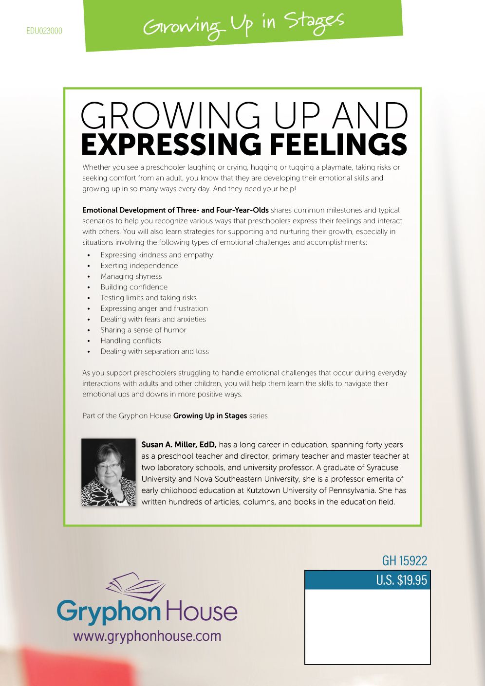 Emotional Development of Three- and Four-Year-Olds