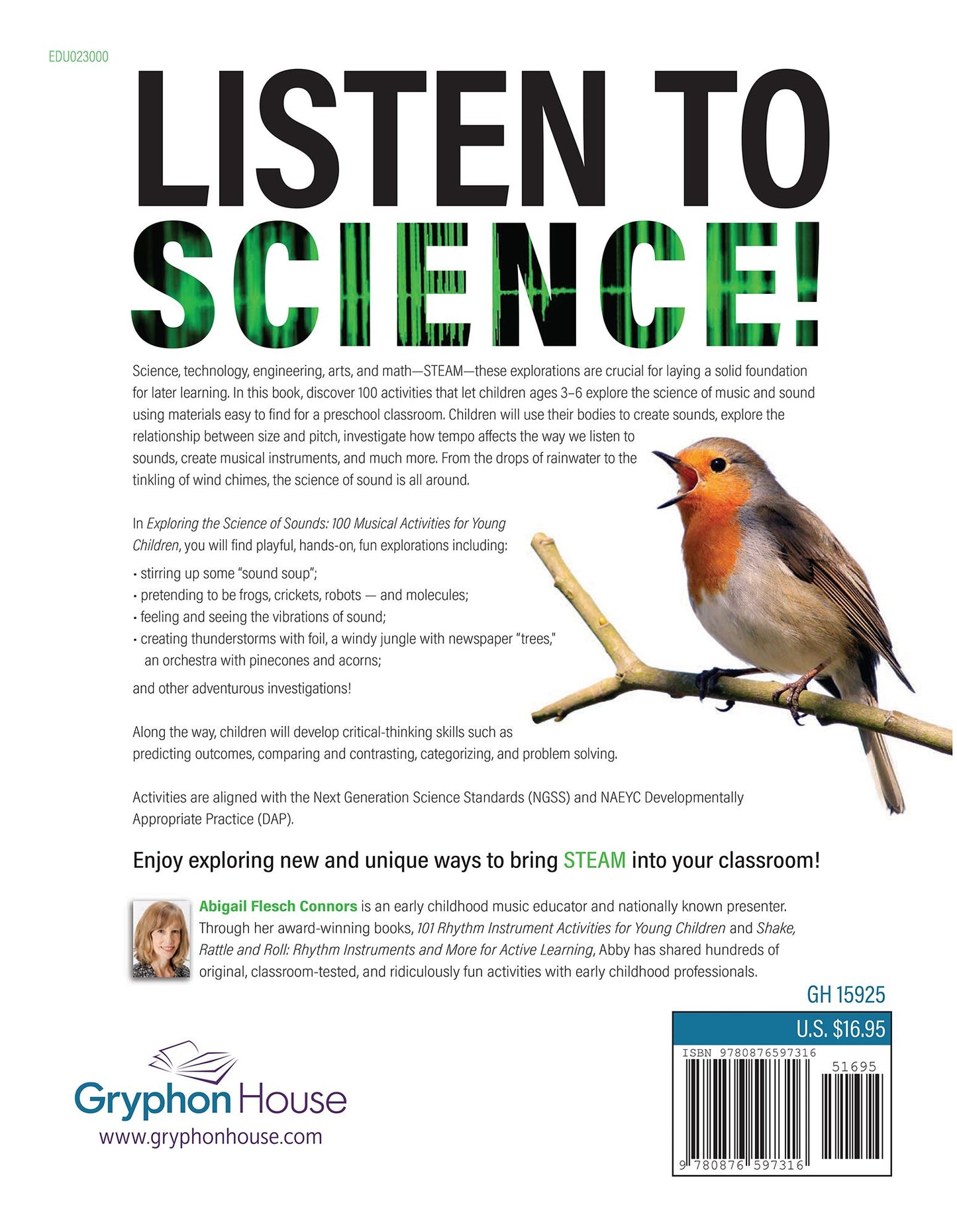 Exploring the Science of Sounds: 100 Musical Activities for Young Children
