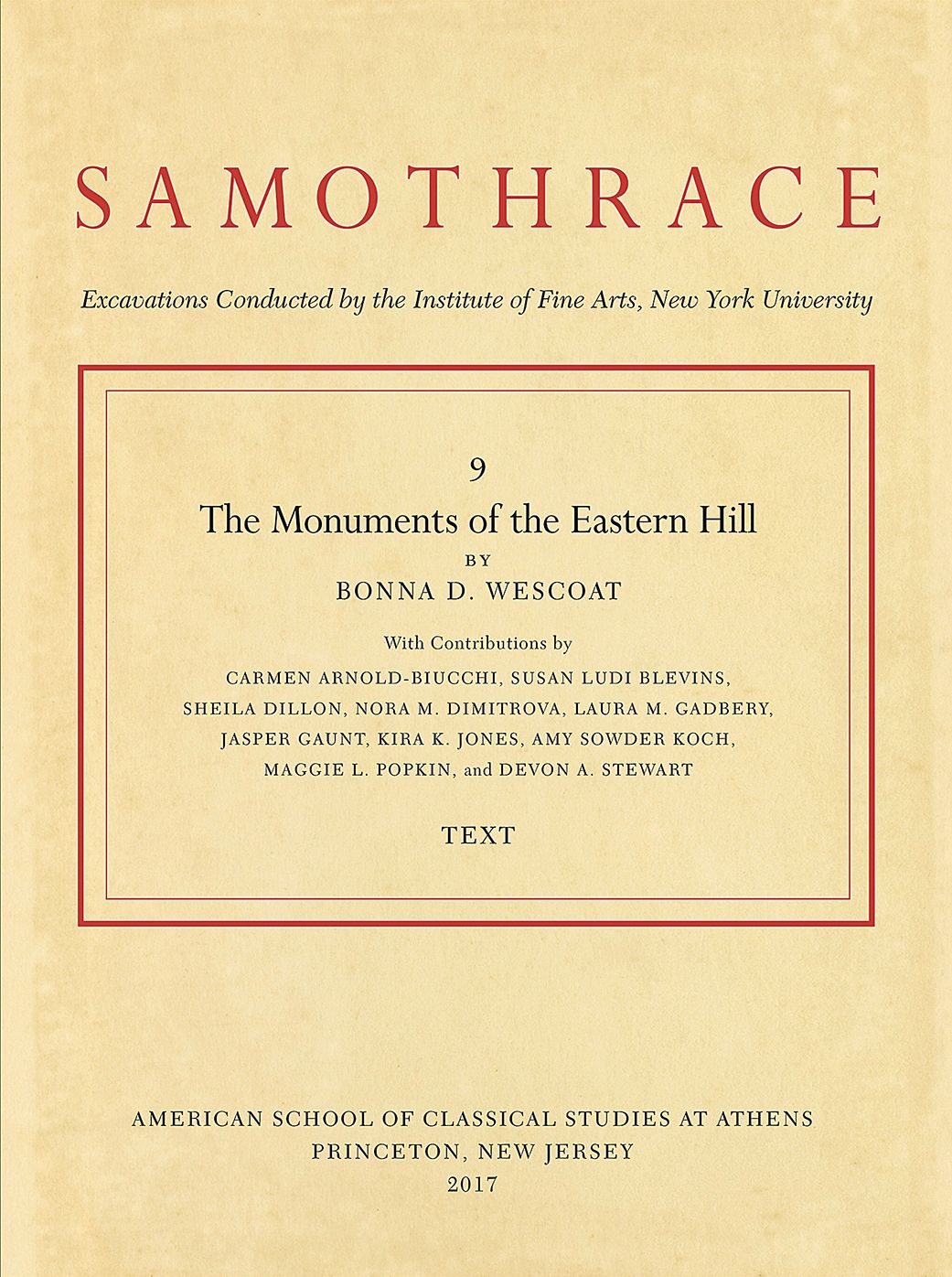 The Monuments of the Eastern Hill