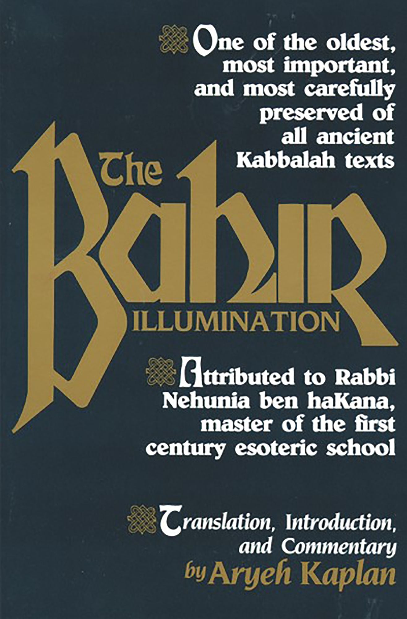 The Bahir: Illumination