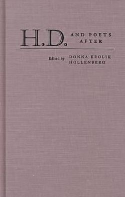 H.D. And Poets After