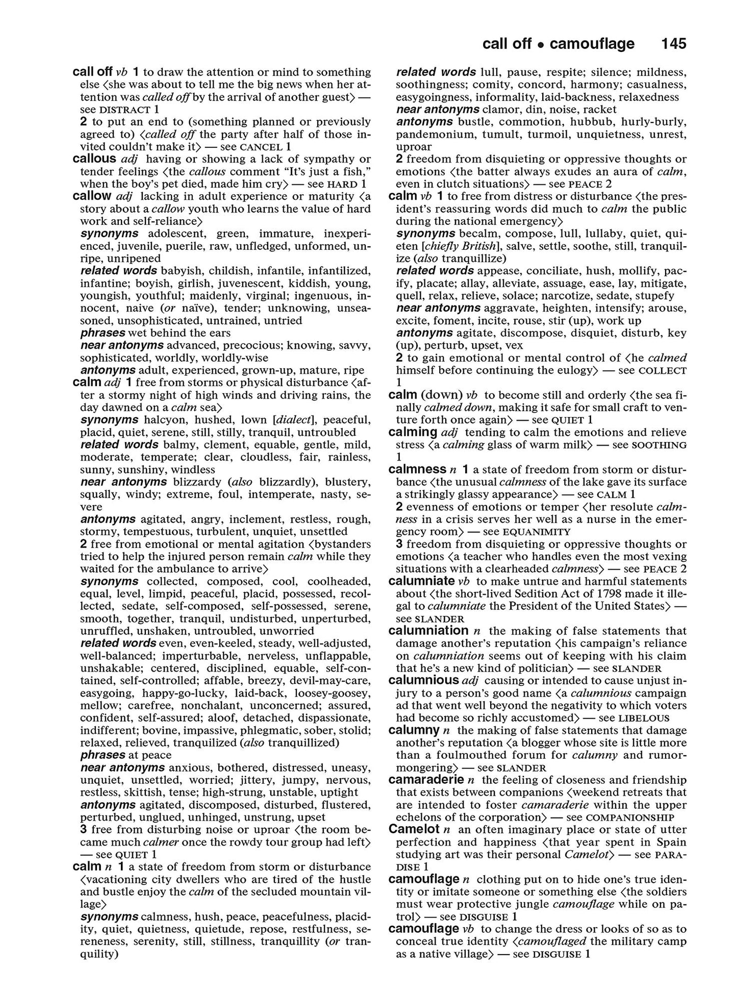 Merriam-Webster's Collegiate Thesaurus: Second Edition