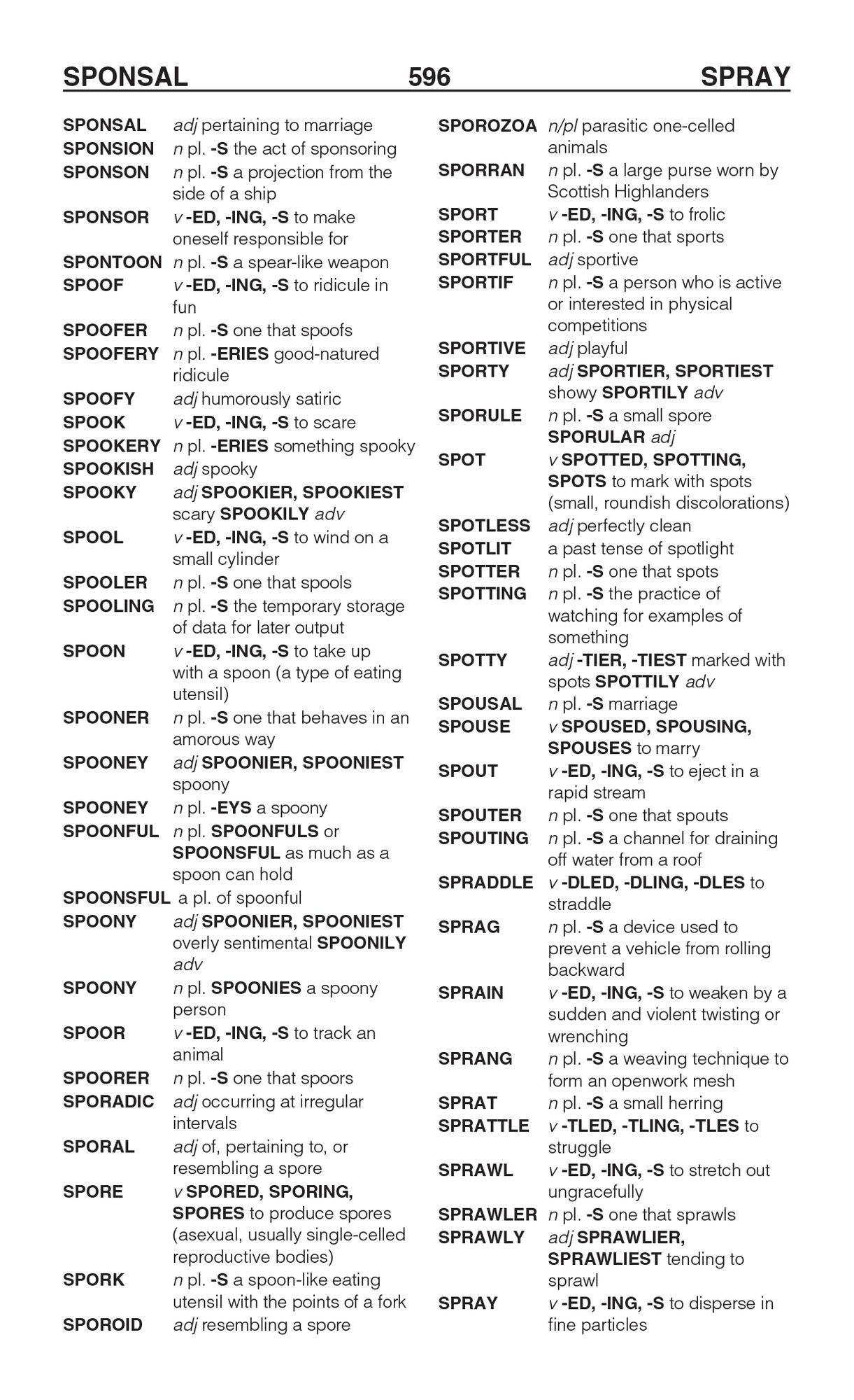 The Official SCRABBLE Players Dictionary