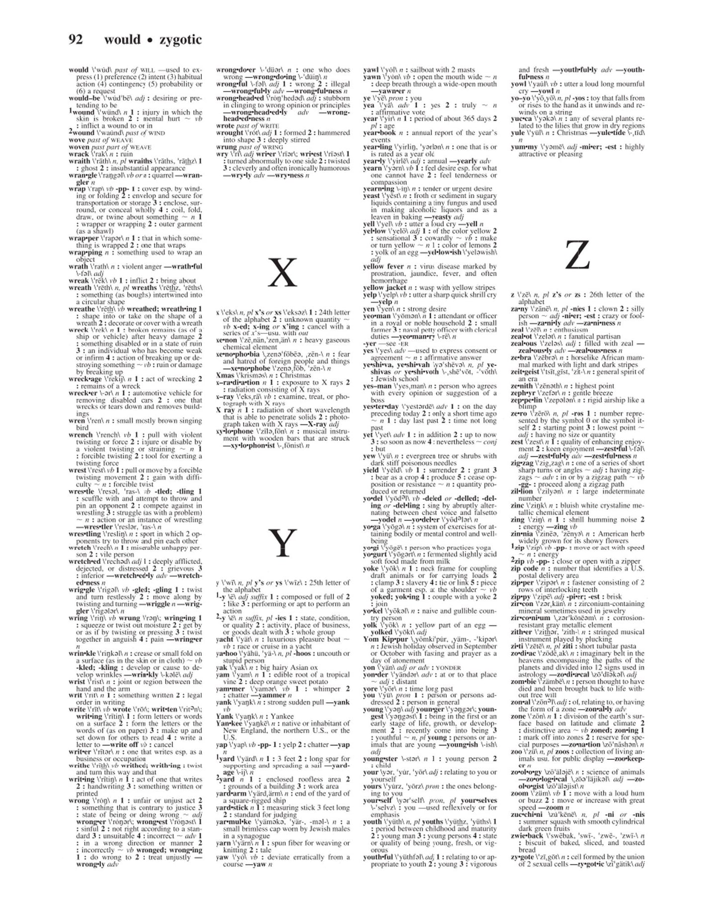 Merriam-Webster's Notebook Dictionary