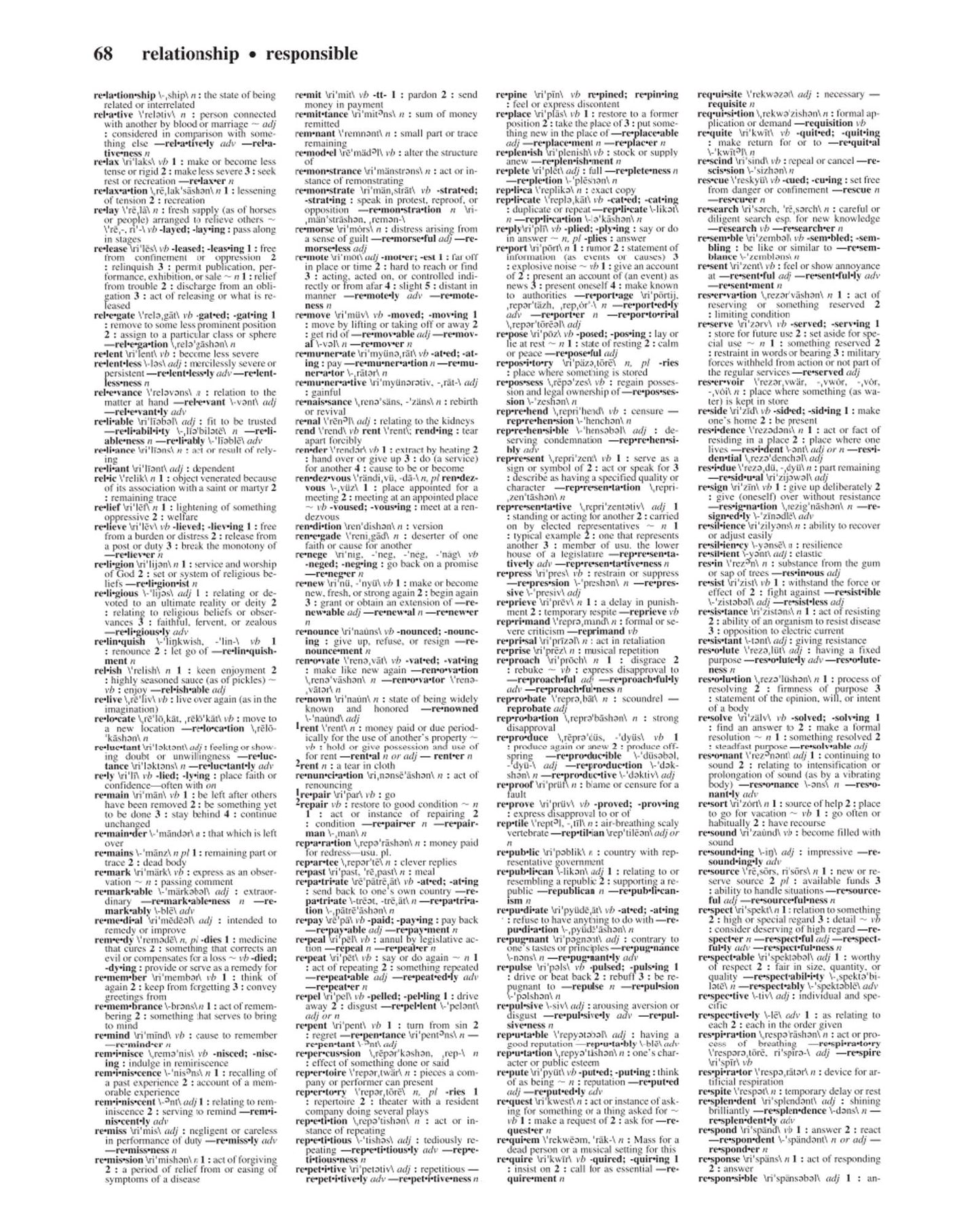 Merriam-Webster's Notebook Dictionary