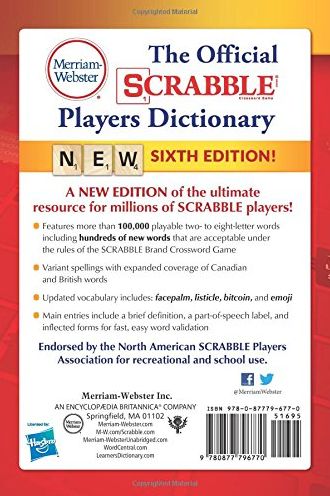The Official SCRABBLE Players Dictionary